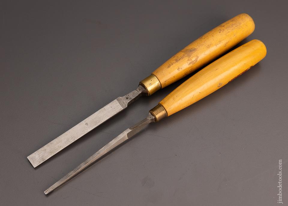 2 Boxwood Handle Chisels by PARRY & SON - 97227