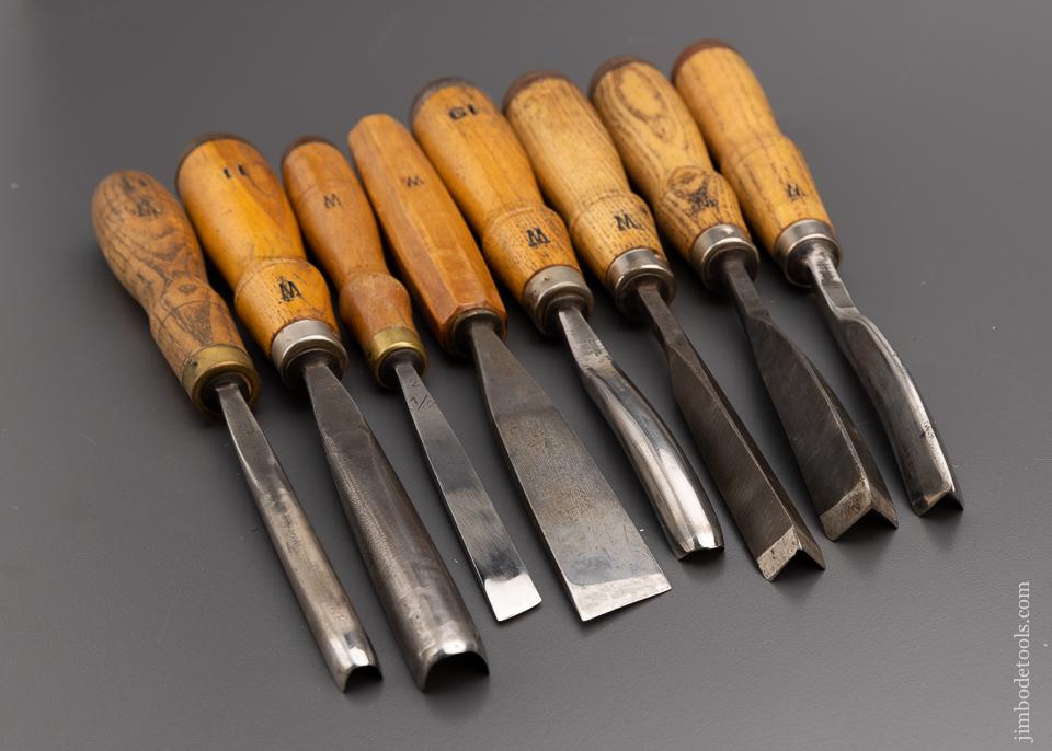 Set of 8 Excellent Carving Chisels by SCULPTURE ASSOC. - 97250 – Jim ...