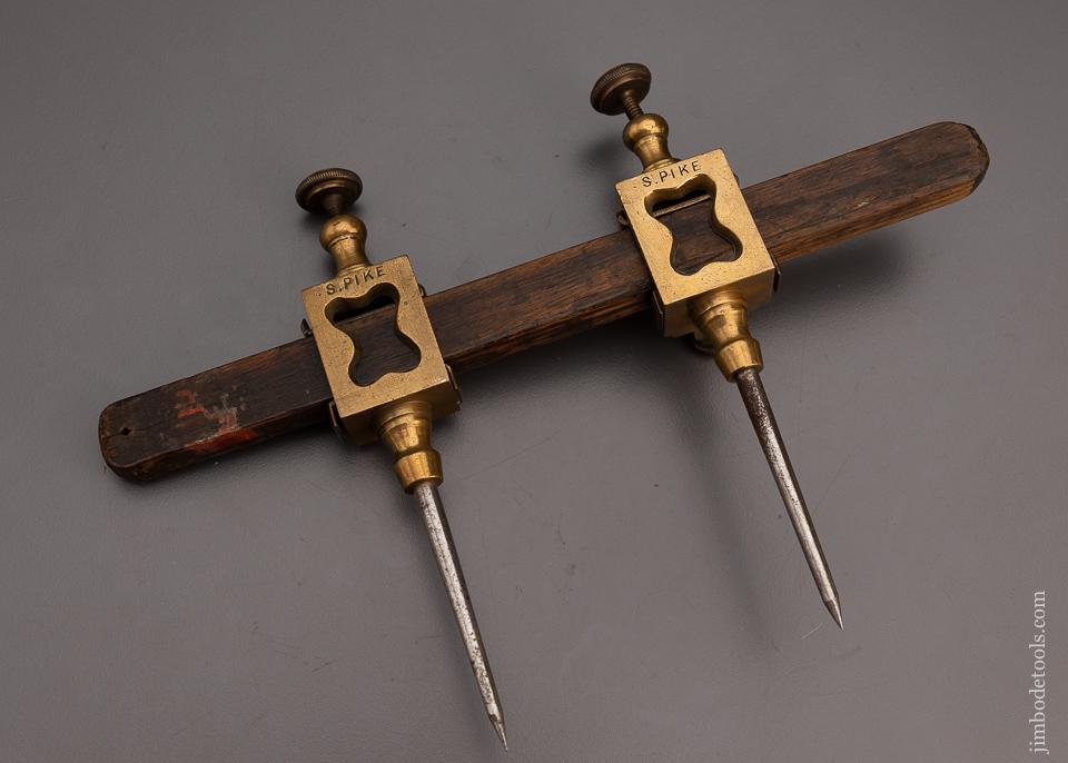 Stunning 6 1/2 Inch Brass and Steel Trammel Points - 97310