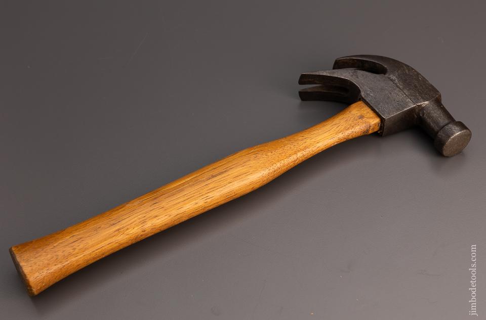 Signed Clean VOIGHT November 4, 1902 Patent Double Claw Hammer by DOUBLE CLAW HAMMER CO. w/ Original Handle - 97616