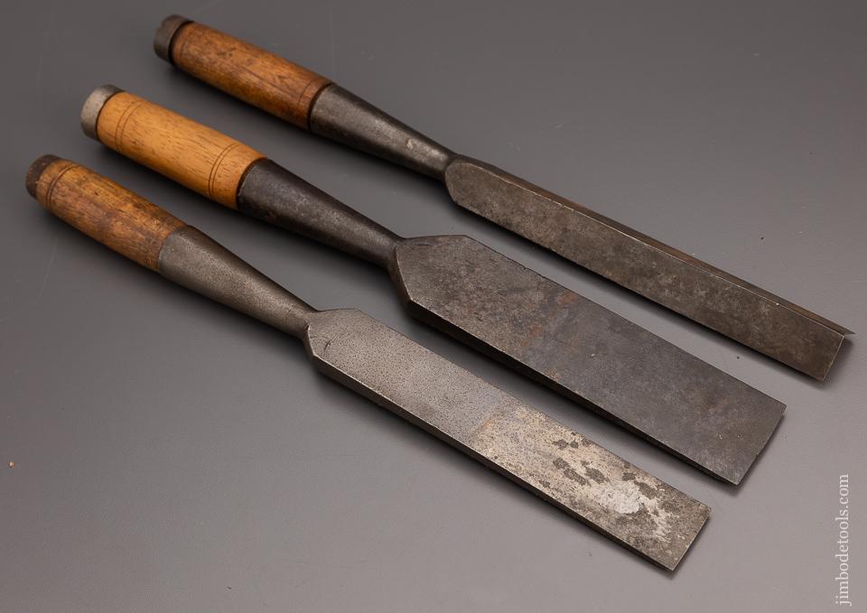 Great Set of 3 Heavy Framing Chisels by G.I. MIX - 97970