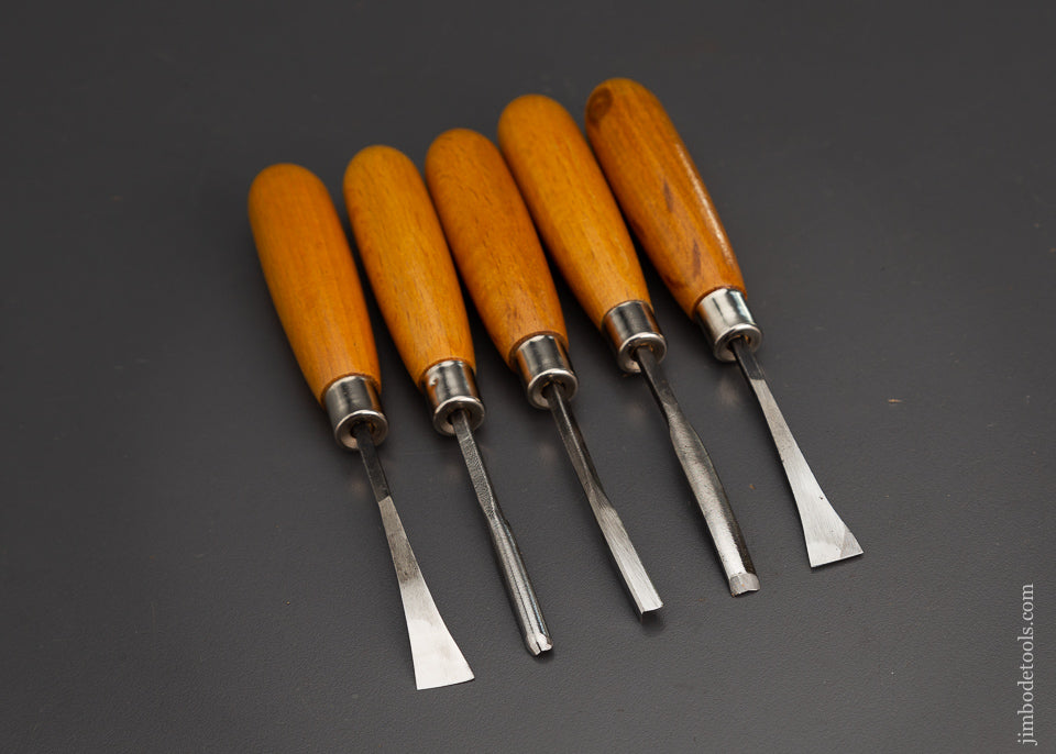 5 Piece FOOTPRINT No. 30 Carving Tools - 98703