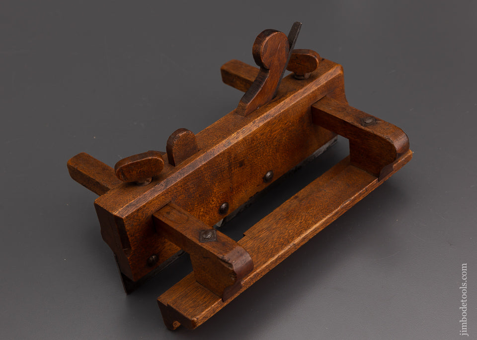 Fine 18th Century Yellow Birch Yankee Plow Plane by I. LINDENBERGER - EXCELSIOR 101798