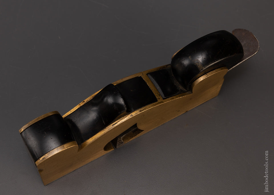 Gorgeous Gunmetal & Ebony Rhino Horn Shoulder Plane - EXCELSIOR 106291