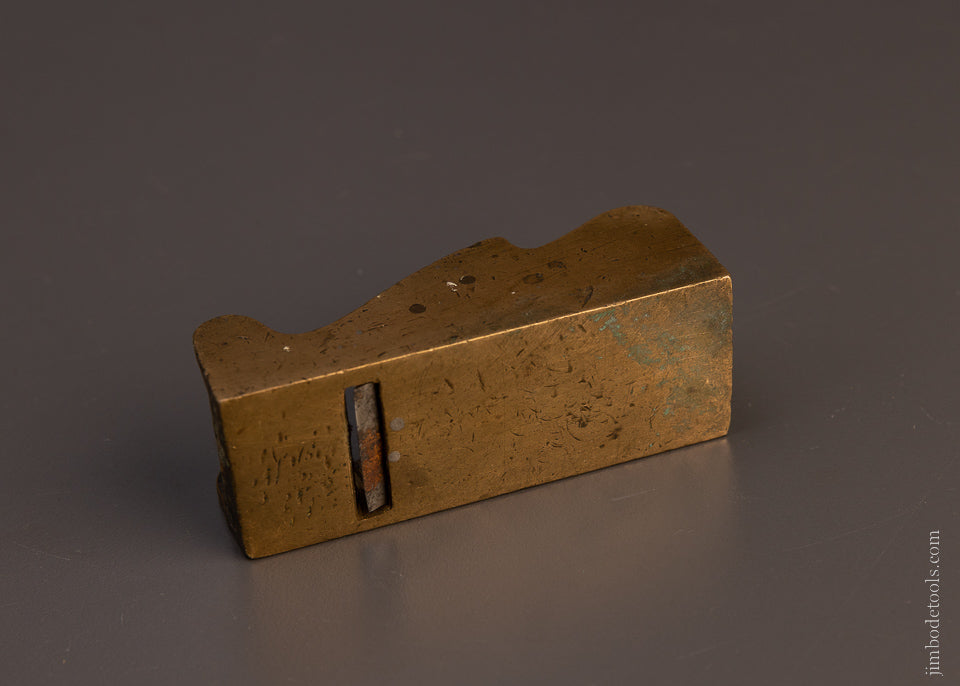 Remarkable Brass Thumb Plane - EXCELSIOR 106895