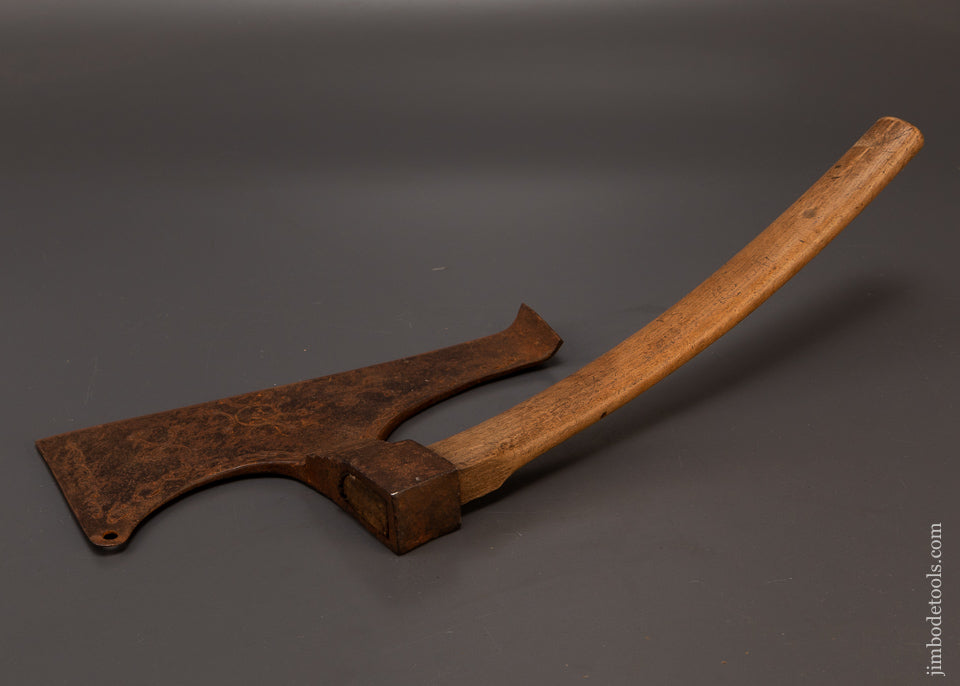 Gorgeous 18th Century Single Bevel Side Axe - EXCELSIOR 109190