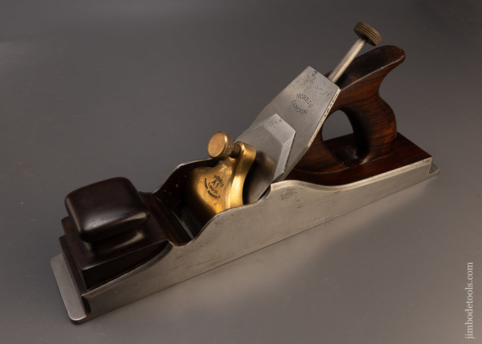 Super Fine 14 1/2 Inch NORRIS No. A1 Pre-War Bench Plane Dovetailed Rosewood Infill - EXCELSIOR 109303