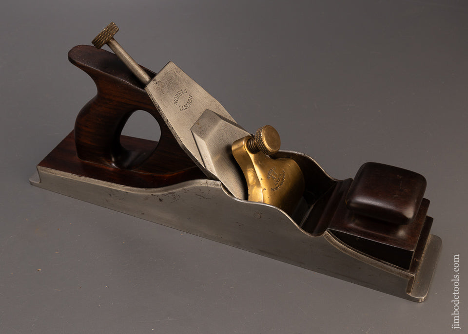 Super Fine 14 1/2 Inch NORRIS No. A1 Pre-War Bench Plane Dovetailed Rosewood Infill - EXCELSIOR 109303