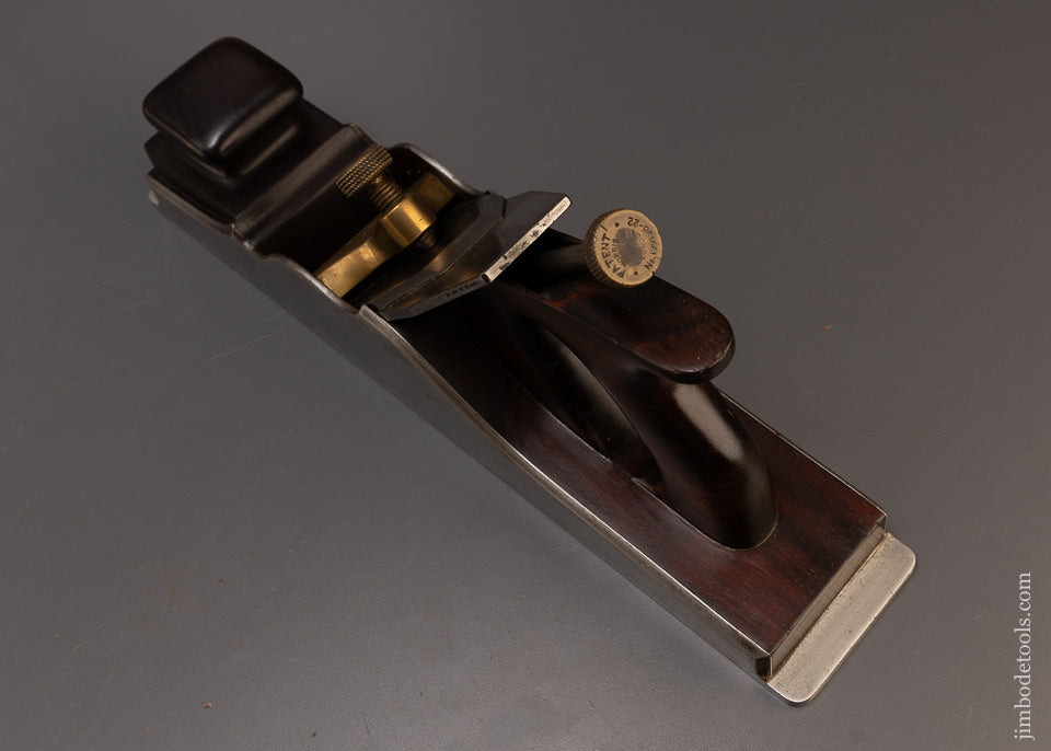 Super Fine 14 1/2 Inch NORRIS No. A1 Pre-War Bench Plane Dovetailed Rosewood Infill - EXCELSIOR 109303